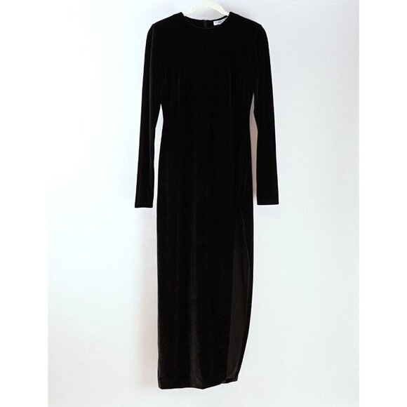 NONchalant Maxwell Dress in Black Velvet - Size XS - EUC - Picture 2 of 8